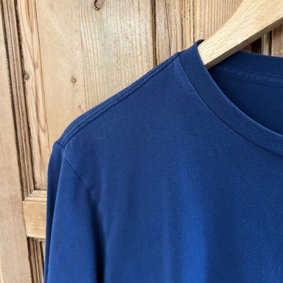 Vineyard Vines Shirt XS Navy Flags Men’s Long Sleeve Collar Prep Nautical - Flaw - Picture 5 of 13